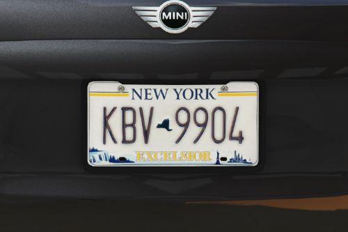 Real New York License Plates [Add-On / Replace]