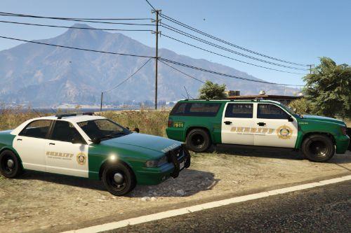 Green & White Sheriff Stainer and Granger Liveries Replace
