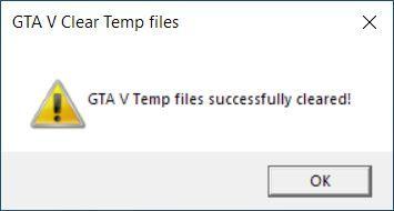 GTA V Clear Temp Files in Folder