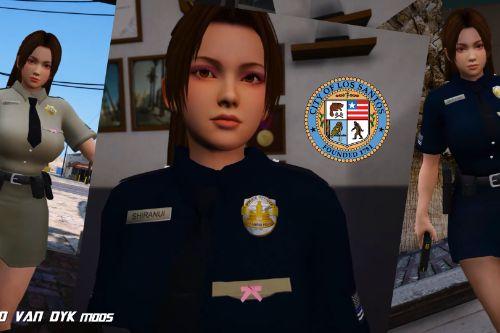 Mai Shiranui - Jill Valentine -  Police Officer - Sheriff [Replace] 