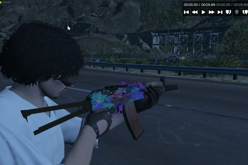 Graffiti AK47U  [Replace / FiveM] 