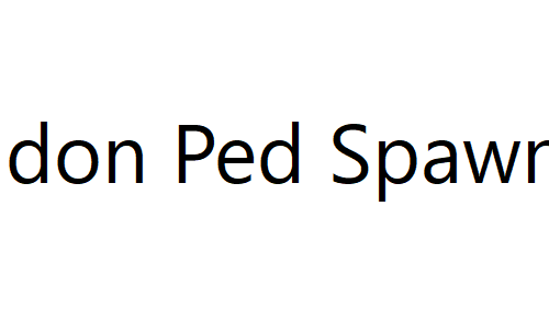 Addon Peds Spawner